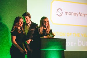 Moneyfarm wins Innovation of the Year at the 2018 British Bank Awards