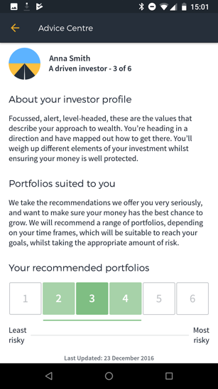 Moneyfarm Advice Centre, investment advice