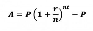Compound interest formula