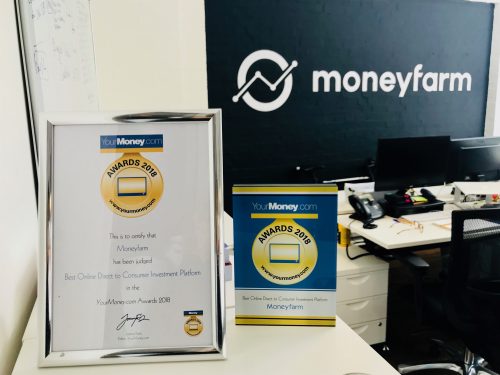 Moneyfarm premiata a Londra come miglior piattaforma d’investimento