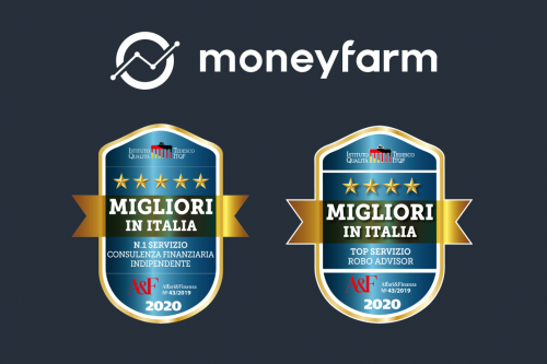 La consulenza finanziaria indipendente Moneyfarm è la “migliore in Italia”